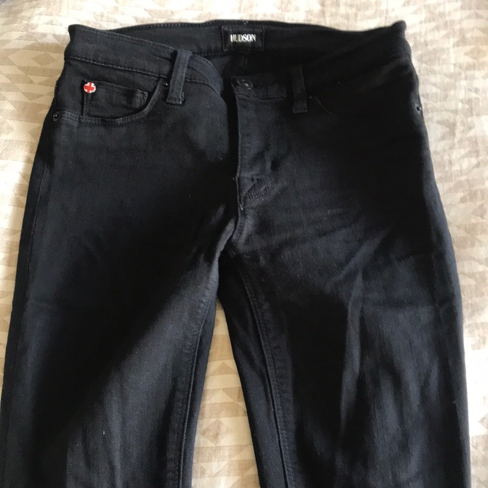 Nico Mid rise super skinny black Hudson Jean
